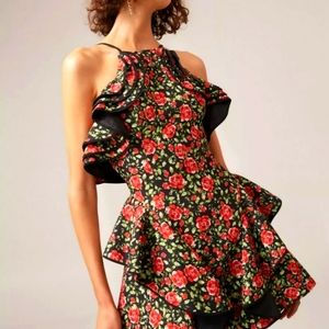 C/MEO NWOT collective outline dress in Black Rose